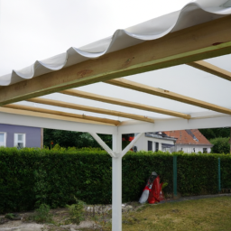 Installation de pergola en PVC Hendaye